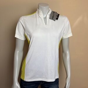 NWT - Hollas - Golf / Tennis zip neck polo. Large. P2P 21”